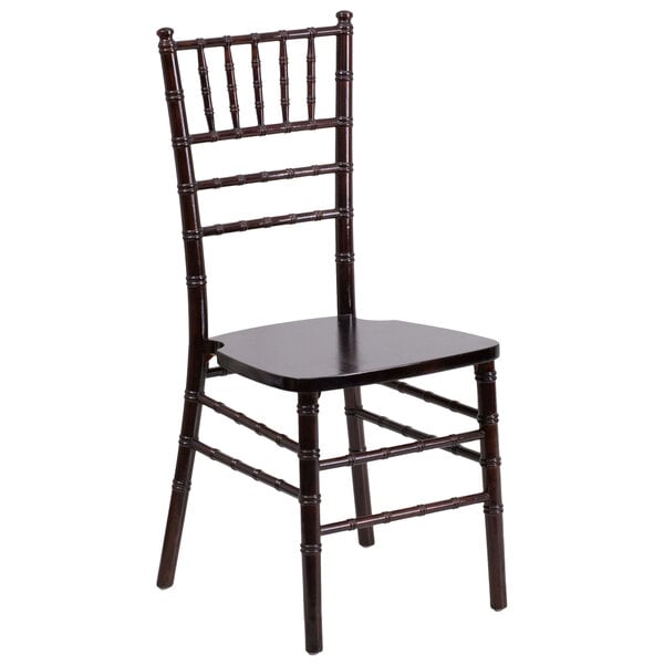 Walnut Chiavari Chair for event rental