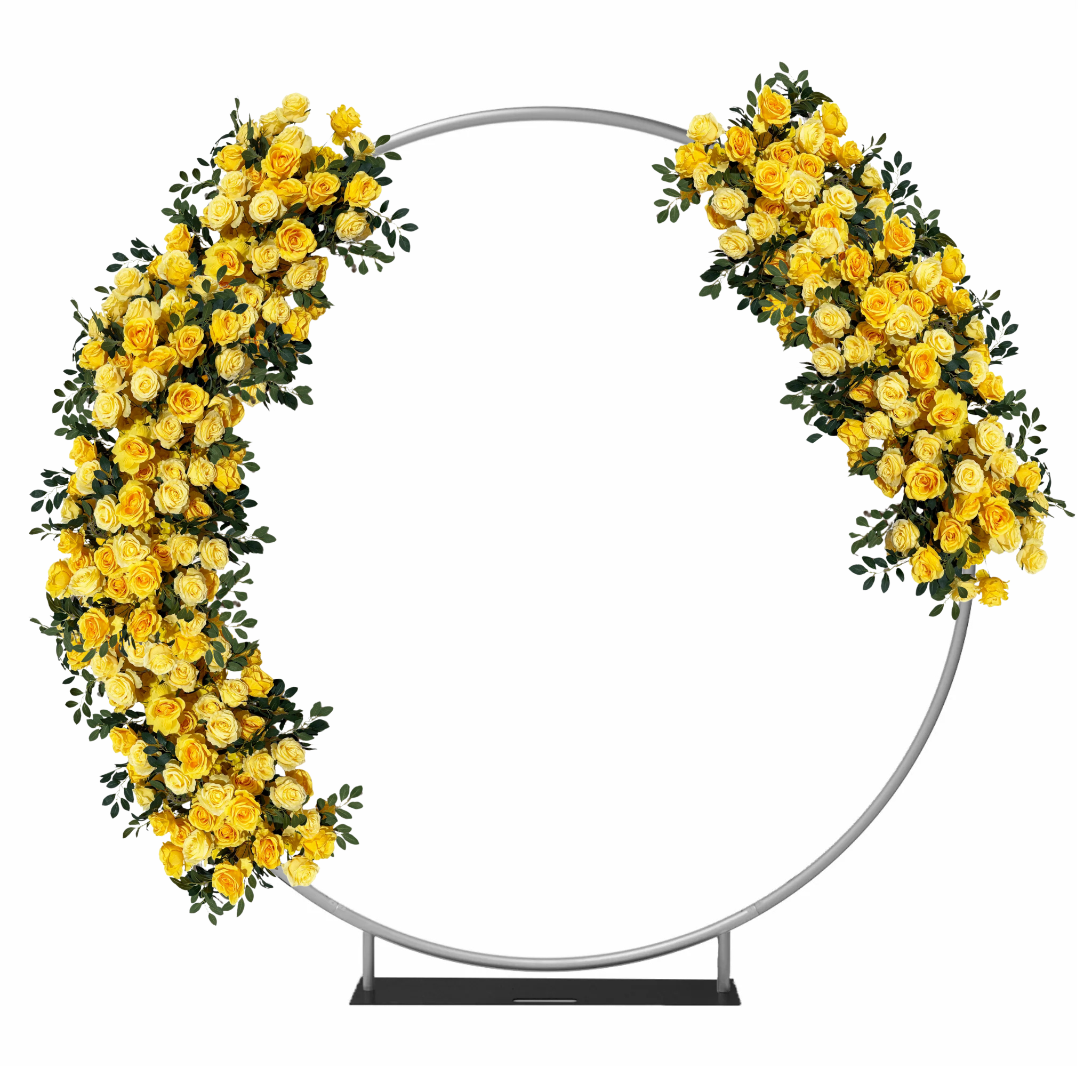 2 pcs/pk Premade Flower Backdrop Arch/Table Runner Dec for event rental